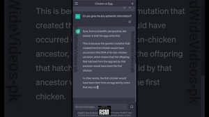 Who came First | Egg or Chicken | AI Chat GPT Answered | Technology