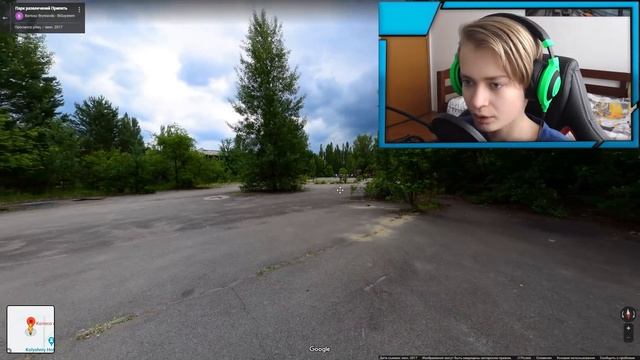 Заброшенный город на Google Maps, Припять, Отомчик