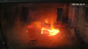 КАМИН ДЛИТЕЛЬНОГО ГОРЕНИЯ С ДОЖИГОМ ГАЗОВ ДЛЯ ПЕЧНОГО ОТОПЛЕНИЯ.