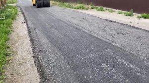 СНТ Вирки-2 | Укладка асфальтовой крошки 4