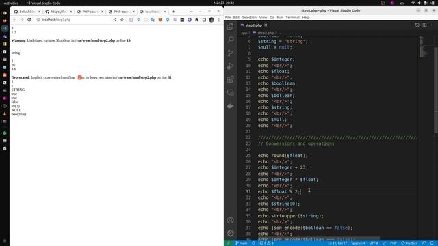 ? Повний PHP курс для початківців в 2023 році. Типи даних. Швидкий старт в фріланс