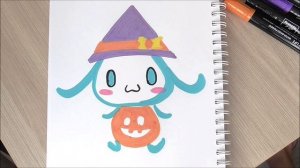 How to Draw Cinnamoroll Halloween