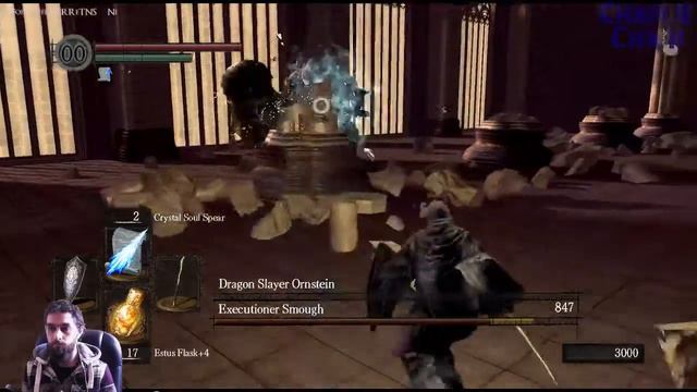 Dark Souls Killing Ornstein and Smough Sorcery/Magic Only