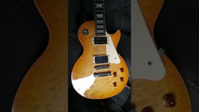 2003 Epiphone Les Paul quilt top with EMG HZ made in Korea.