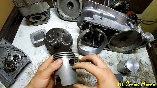 Иж Планета 30 сил. Начало сборки форсированного двигателя смотреть онлайн