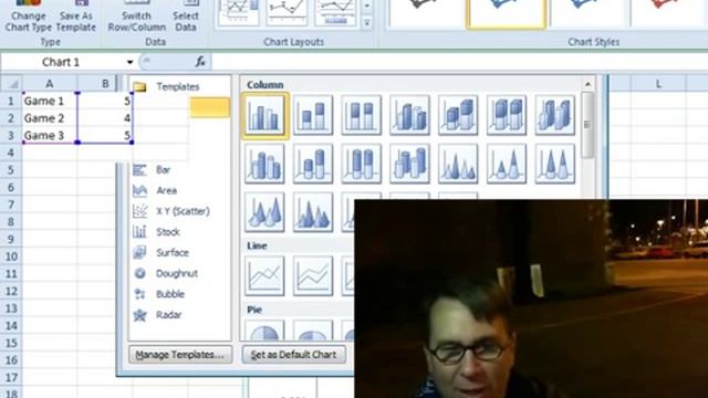 Excel - Five Year Old Kid Creates a Chart in Excel - Episode 1540