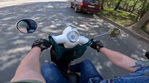 Honda Giorno AF 70 тест поездка