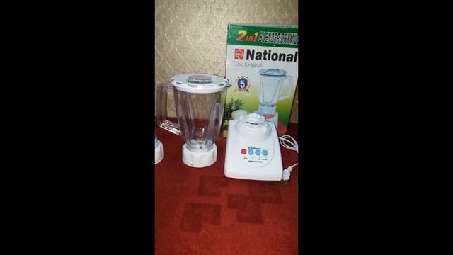 National Juicer Blender Drymill 2 in 1 Pure Copper