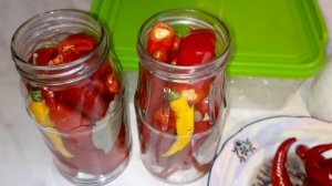 ЗИМА РЕЦЕПТ: ВКУСНЕЙШИЙ Острый Перец за  10 минут  Без Варки и Без Стерилизации... Рецепт под Видео