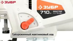 ЭЛЕКТРОЛОБЗИК ЗУБР Л 710 80