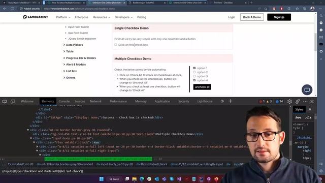 How To Select Multiple Checkboxes In Selenium WebDriver✅| Selenium 4 Tutorial With Java | LambdaTes
