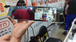 Видеорегистратор на 2 камеры в зеркале - PlayMe Ray!