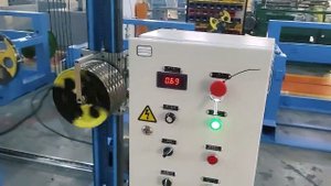Линия бухтовки YT 400 с обмоткой пленкой. Процесс замены пленки | Кабельное оборудование из Китая