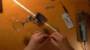 КАК паять  светодиодную ленту ?