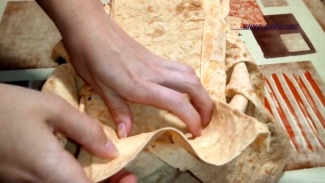 Лентяйский Пирог из Лаваша с капустой и мясом. Pie