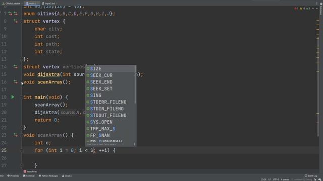 Dijkstra shortest path algorithm explained (with code in C)