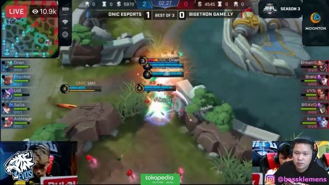 MPL ID S3 ONIC vs BTR MATCH 2 ANALISIS SI PUBLIK ! смотреть онлайн