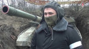 Боевая работа танка Т-90М «Прорыв»