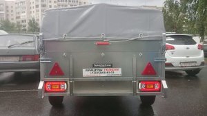 Светодиодные фонари Fristom FT-130 на прицепе ССТ