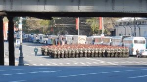 Парад 2015 ОДОН уходит на Красную площадь