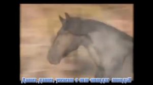 Далеко далеко ускакала в поле молодая лошадь