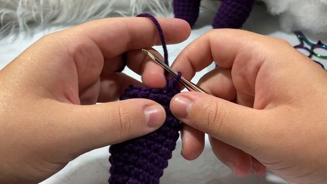 FNAF Bonnie The Bunny Squish Amigurumi Doll DIY| Right Hand