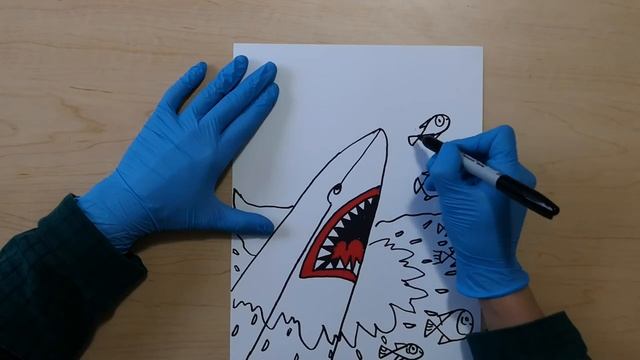 How To Draw a Scary Shark смотреть онлайн