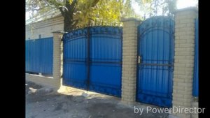 РАСПАШНЫЕ ВОРОТА ПОД ПРОФНАСТИЛ И ПОЛИКАРБОНАТ!!!