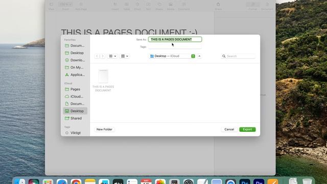 HOW TO CONVERT PAGES TO PDF ON MAC IN TWO MINUTES - OS VENTURA 2023 смотреть онлайн