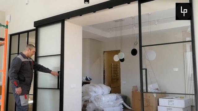 Раздвижные телескопические  двери