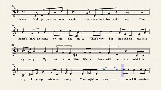 The Masochism Tango violin sheet music смотреть онлайн