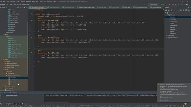 ConnectFour – TestAI java IntelliJ IDEA 2021 04 22 21 15 12 смотреть онлайн