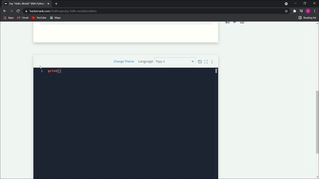 Hello world python| HackerRank| Python| Coding Smurf смотреть онлайн