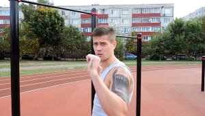 Подтягивания за голову широким хватом техника выполнения