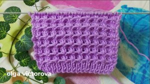 Вязание спицами Рельефный объемный узор спицами 140 Узоры спицами Knitting patterns