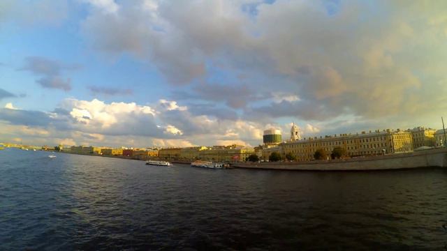 Таймлапс с Тучков мост, Санкт-Петербург смотреть онлайн