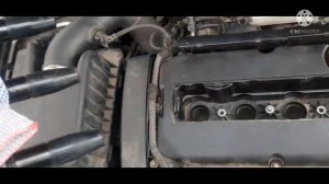Opel Astra h дым из глушителя и писк под капотом .#opel #astra