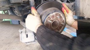 Замена подшипника ступицы. Honda Elysion