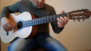 Как играть на гитаре.Соло из песни Цоя-Бездельник 2