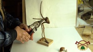 Делаем своими руками оригинальный подарок или сувенир из корня дерева , идея для Вас и Ваших близки