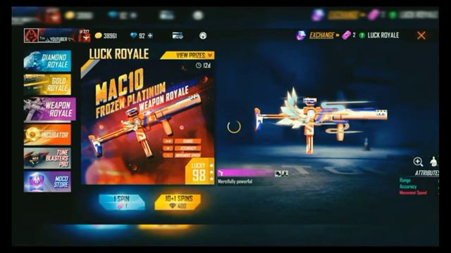 wow! I got Mac10 frozen platinum skin in just 2 spin 😏😂👏👏 смотреть онлайн