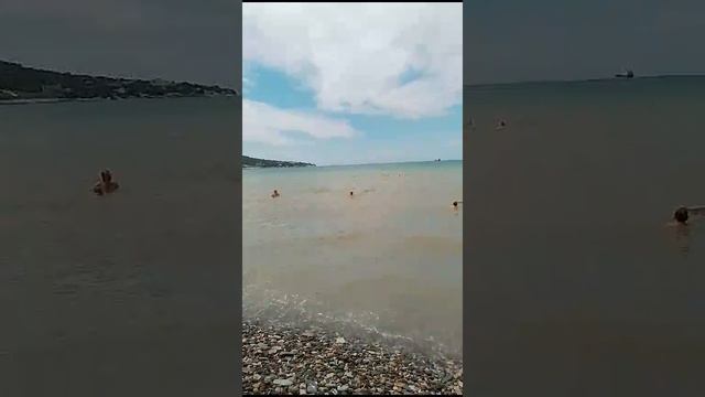 Июль пляж Кабардинка море