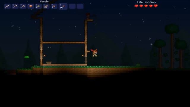 Terraria - Dual Gameplay Commentary Episode 1:Building our Home