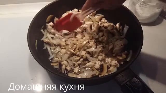 Быстрая пицца на сковороде