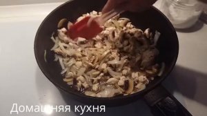Быстрая пицца на сковороде