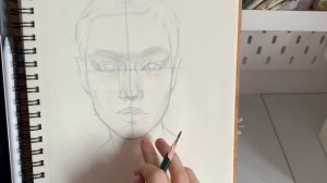 Как рисовать портрет девушки в анфас по фото-полный процесс от начала и до конца.