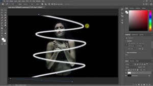 Ceate Neon Glow Lines Effect Around Person | Photoshop Tutorial