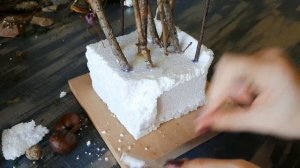 Осенние поделки из природного материала/ ДОМИК на дереве / DIY HOUSE // своими руками