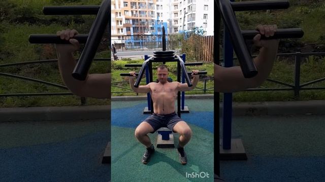 Совместная тренировка на силу и рельеф мышц с нашим французским другом и соратником по физкультуре?