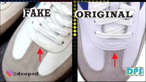 Adidas Samba OG White Royal Original & Fake